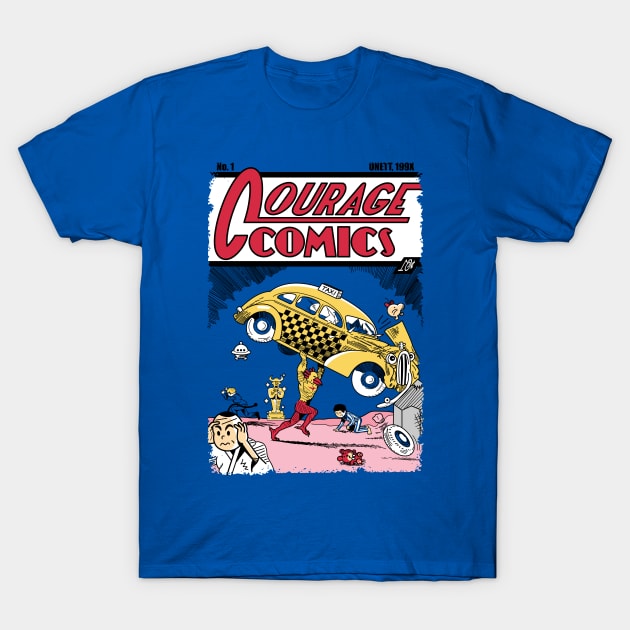 Courage Comics T-Shirt by Haragos